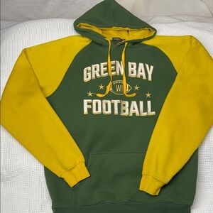 CGQGXN - Green and Yellow Greenbay Packers Football Hoodie - XXL